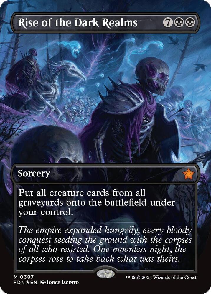 Rise of the Dark Realms (Borderless) (Mana Foil) 387 card from Foundations