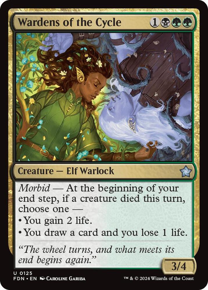 Wardens of the Cycle 125 card from Foundations
