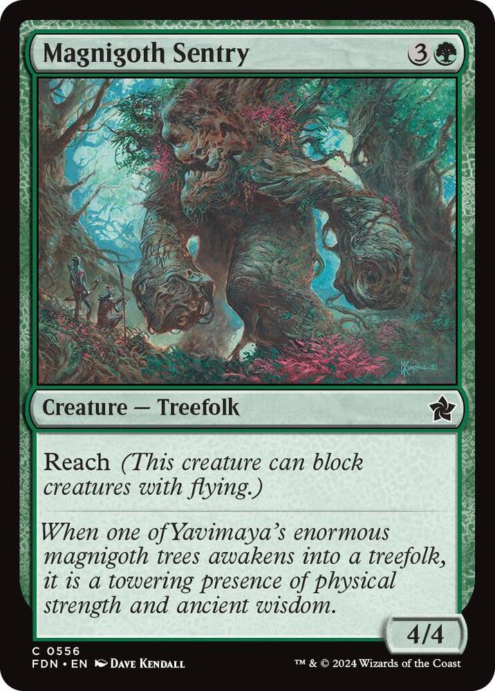 Magnigoth Sentry 556 card from Foundations