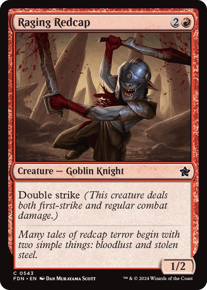 Raging Redcap 543 card from Foundations