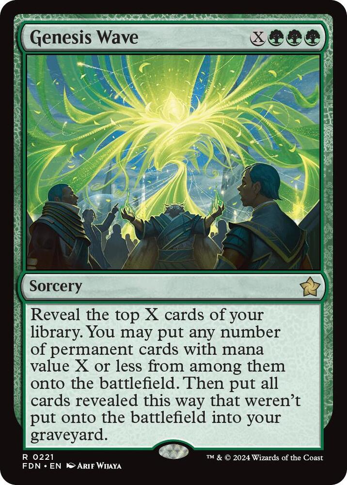 Genesis Wave 221 card from Foundations
