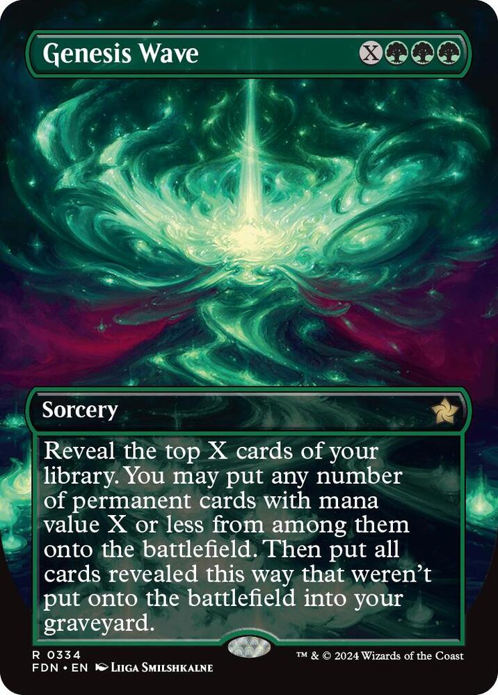 Genesis Wave (Borderless) 334 card from Foundations