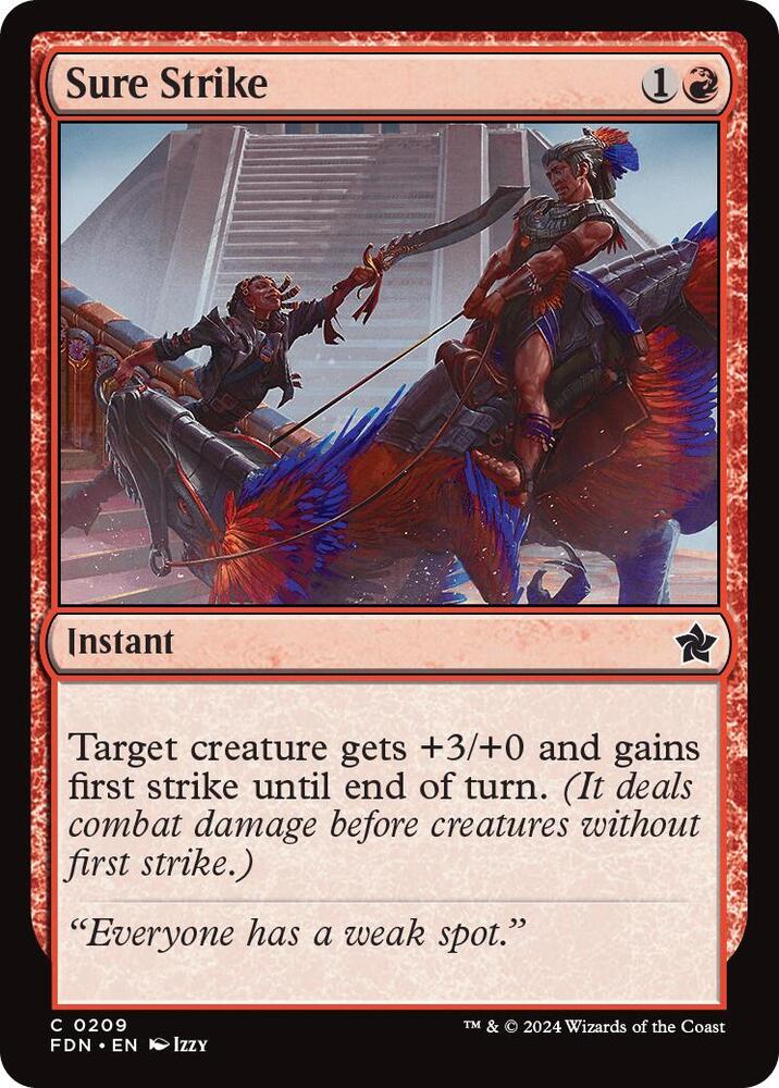 Sure Strike 209 card from Foundations