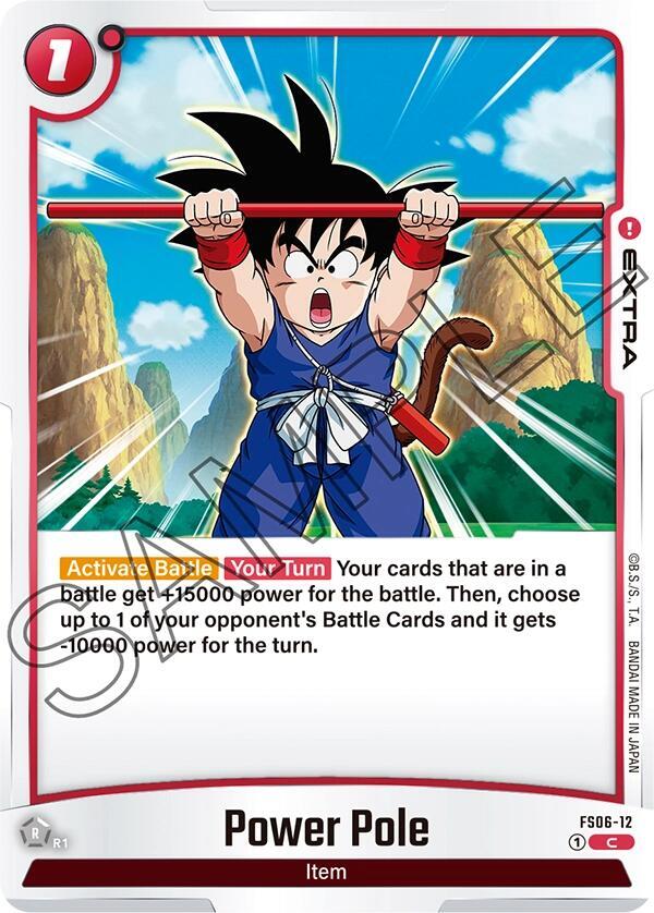 Power Pole FS06-12 card from Starter Deck 6: Son Goku (Mini)
