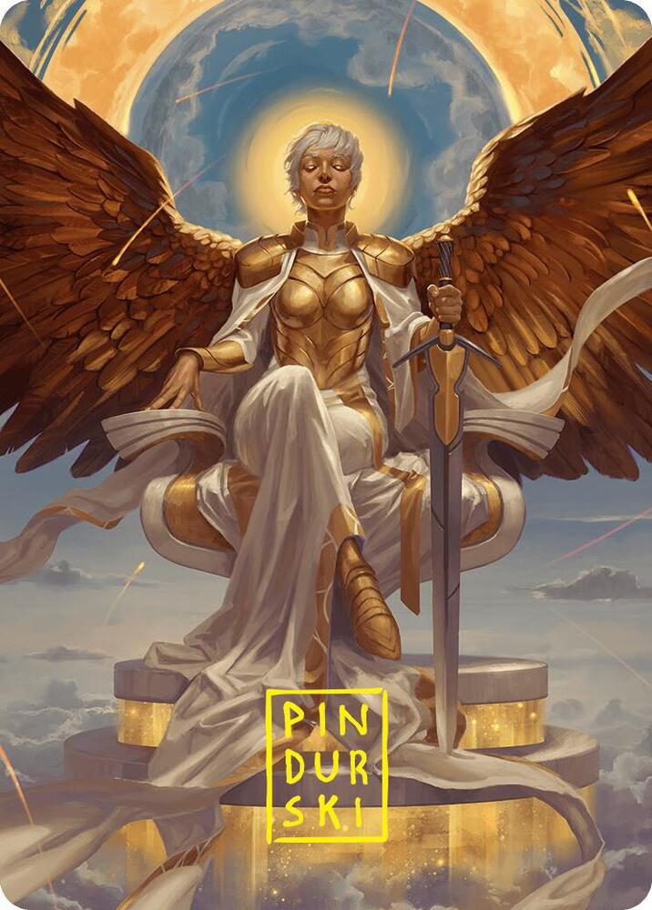 Herald of Eternal Dawn Art Card (27/54) (Gold-Stamped Signature) card from Art Series: Foundations