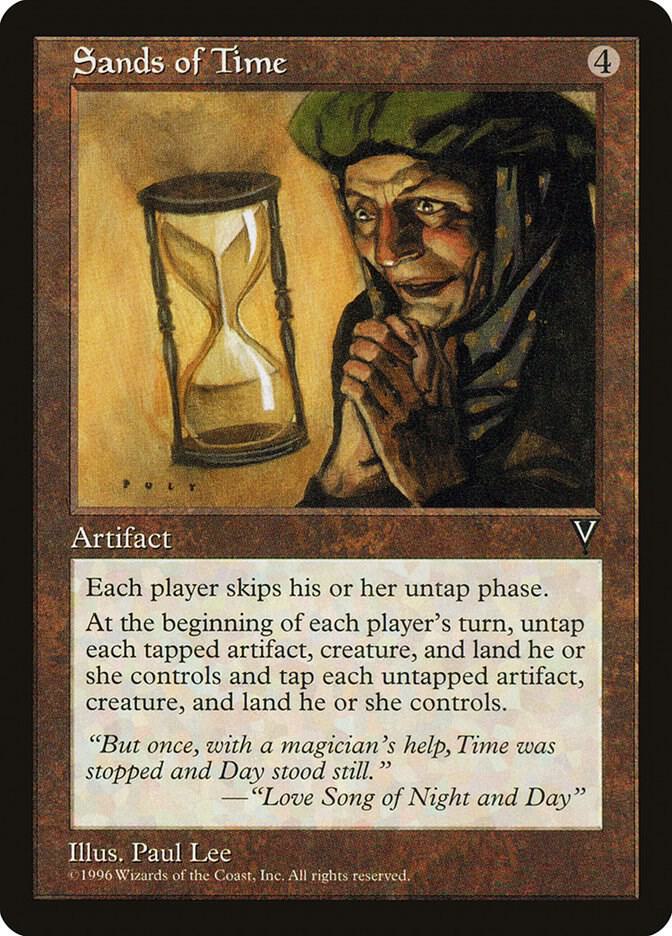 Sands of Time card from Visions