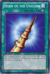 Horn of the Unicorn BP01-EN069 card from Battle Pack: Epic Dawn