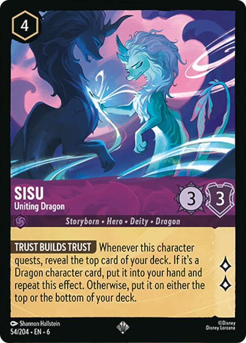Sisu - Uniting Dragon 54/204 card from Azurite Sea