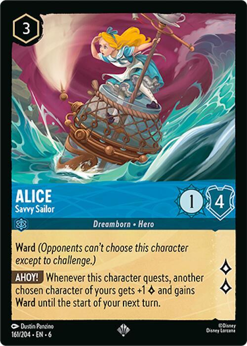 Alice - Savvy Sailor 161/204 card from Azurite Sea