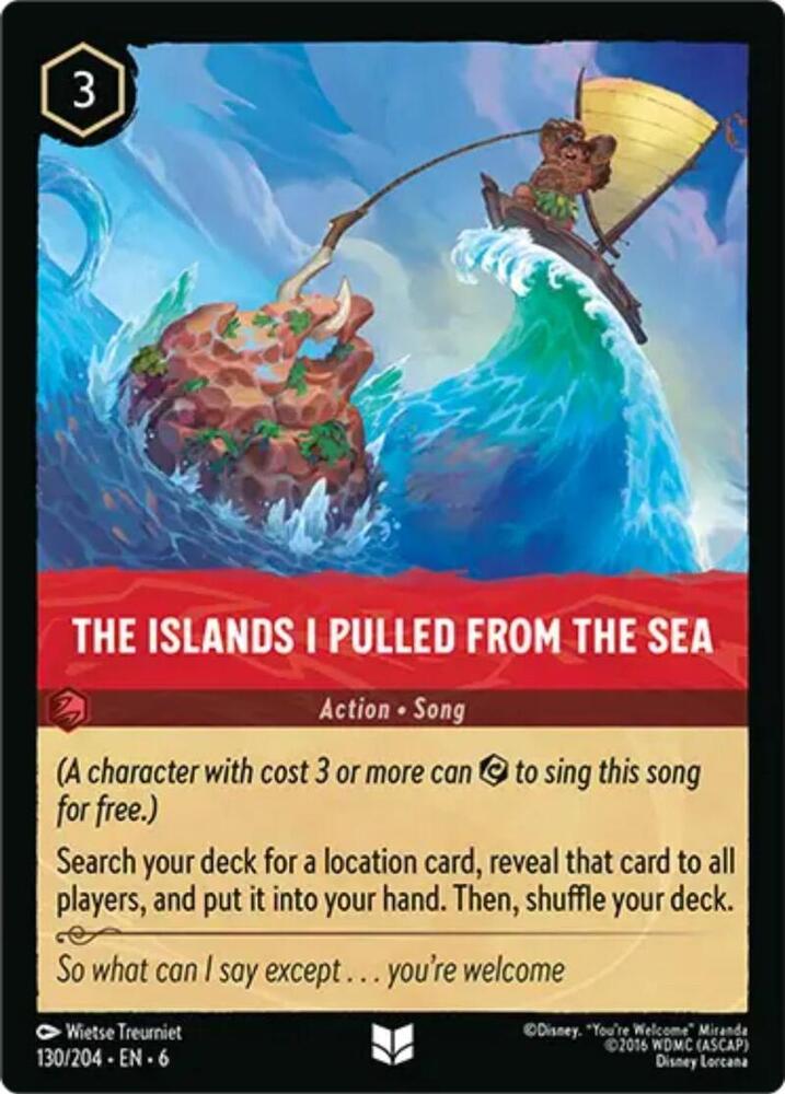 The Islands I Pulled From The Sea 130/204 card from Azurite Sea