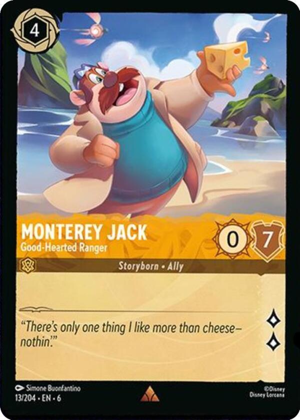 Monterey Jack - Good-Hearted Ranger 13/204 card from Azurite Sea