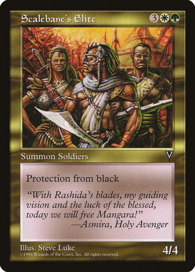 Scalebane's Elite card from Visions