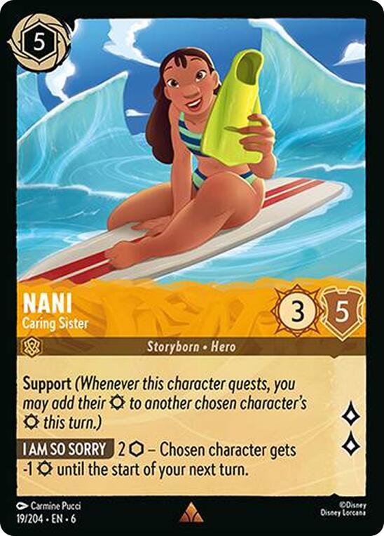 Nani - Caring Sister 19/204 card from Azurite Sea