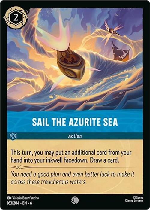 Sail the Azurite Sea 163/204 card from Azurite Sea