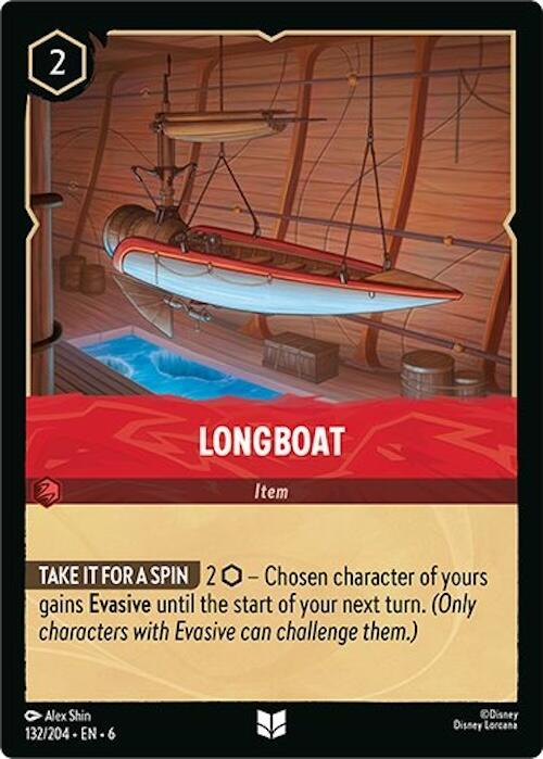 Longboat 132/204 card from Azurite Sea