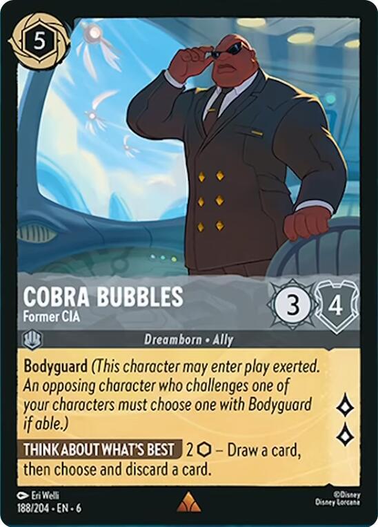 Cobra Bubbles - Former CIA 188/204 card from Azurite Sea