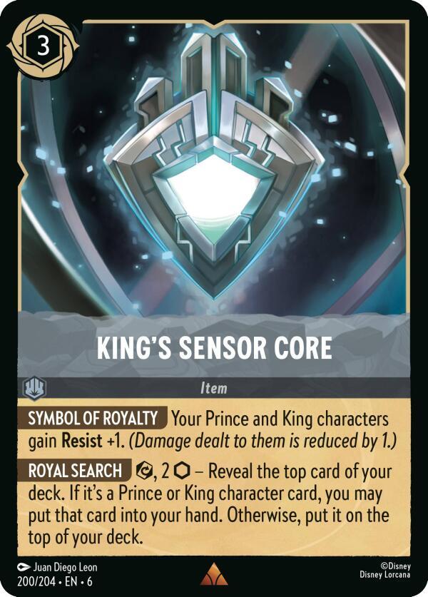 King's Sensor Core 200/204 card from Azurite Sea