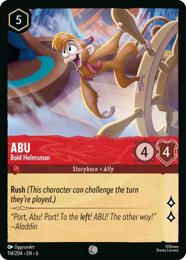 Abu - Bold Helmsman 114/204 card from Azurite Sea