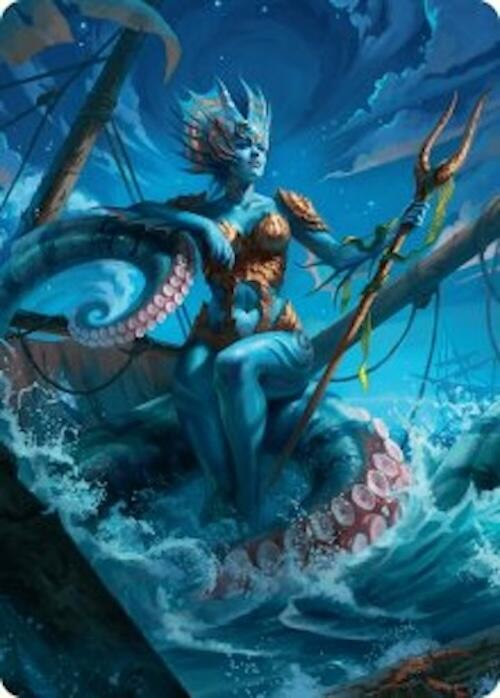 Kiora, the Rising Tide Art Card (30/54) card from Art Series: Foundations