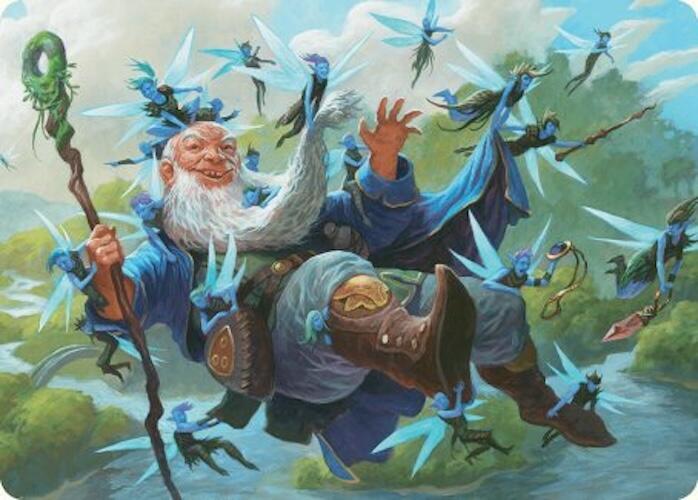 Mischievous Mystic Art Card (7/54) card from Art Series: Foundations