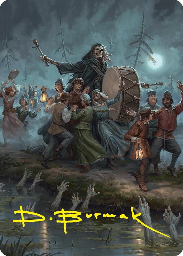 Blasphemous Edict Art Card (35/54) (Gold-Stamped Signature) card from Art Series: Foundations