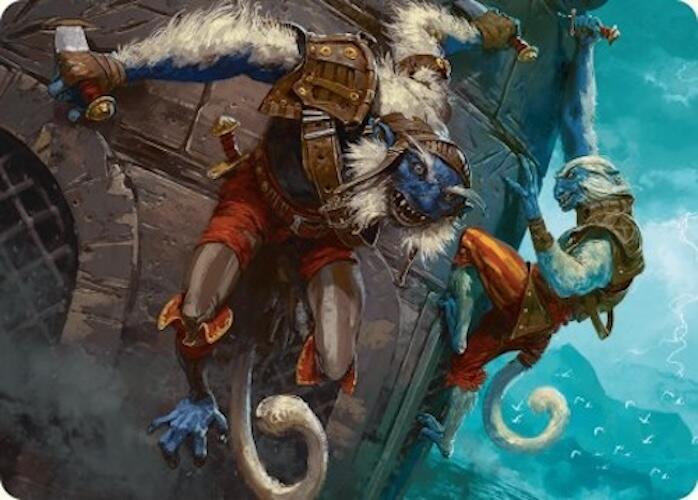 Goblin Boarders Art Card (11/54) card from Art Series: Foundations