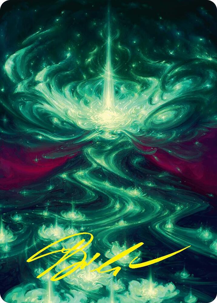 Genesis Wave Art Card (54/54) (Gold-Stamped Signature) 40 card from Art Series: Foundations