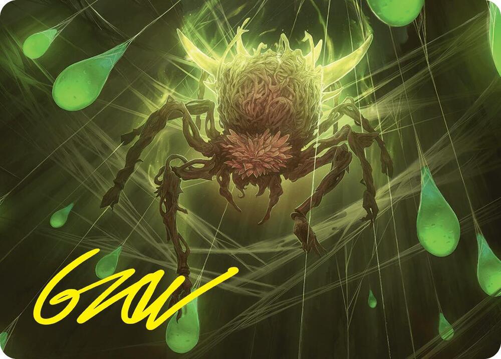 Spinner of Souls Art Card (13/54) (Gold-Stamped Signature) card from Art Series: Foundations