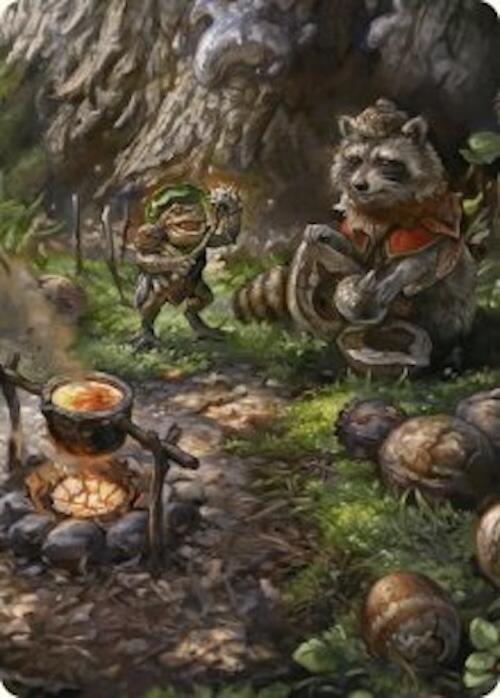 Sylvan Scavenging Art Card (46/54) card from Art Series: Foundations