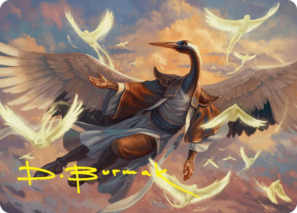 Kykar, Zephyr Awakener Art Card (16/54) (Gold-Stamped Signature) card from Art Series: Foundations
