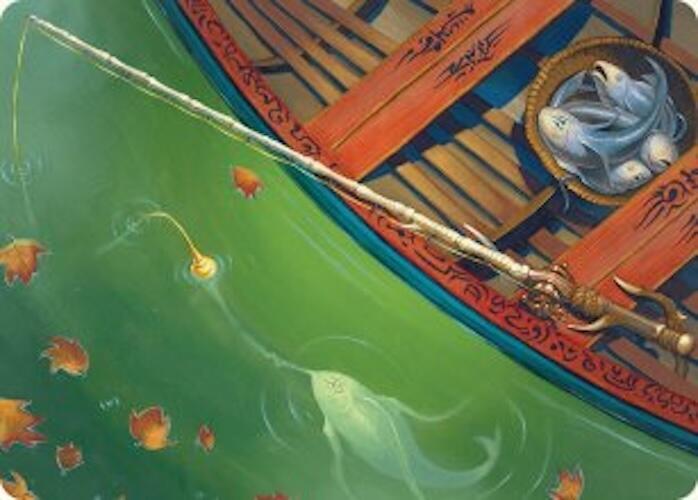 Fishing Pole Art Card (18/54) card from Art Series: Foundations
