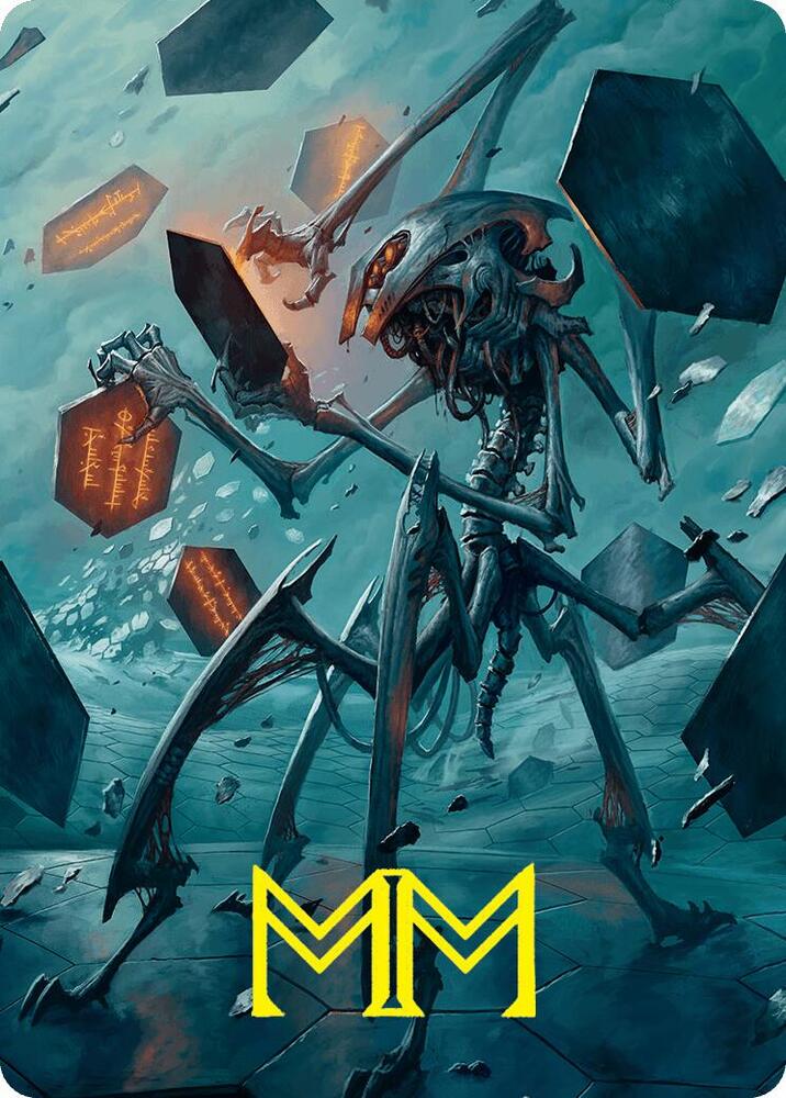 Scrawling Crawler Art Card (50/54) (Gold-Stamped Signature) card from Art Series: Foundations