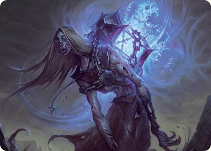Soul-Shackled Zombie Art Card (9/54) card from Art Series: Foundations