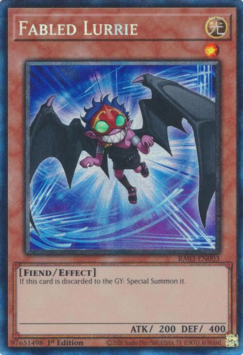 Fabled Lurrie (PCR) RA03-EN003 card from Quarter Century Bonanza
