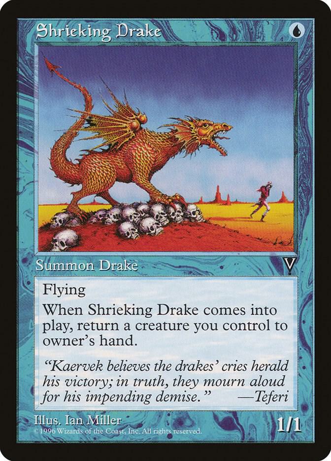 Shrieking Drake card from Visions