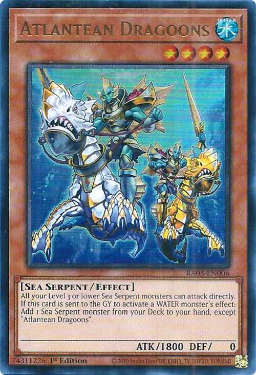 Atlantean Dragoons (UR) RA03-EN006 card from Quarter Century Bonanza