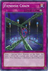 Fiendish Chain BP01-EN105 card from Battle Pack: Epic Dawn