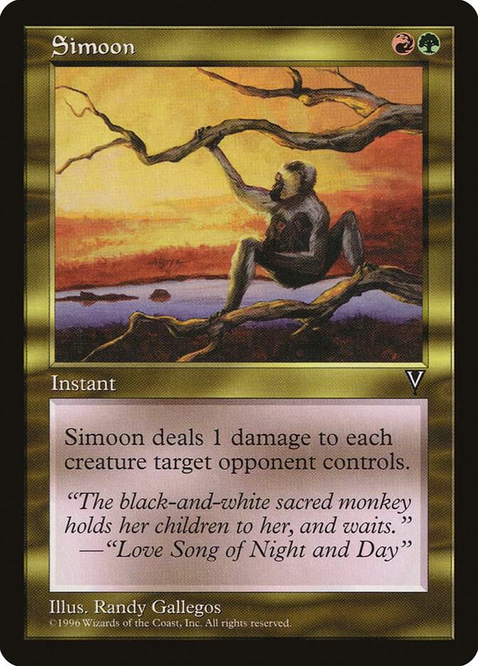 Simoon card from Visions