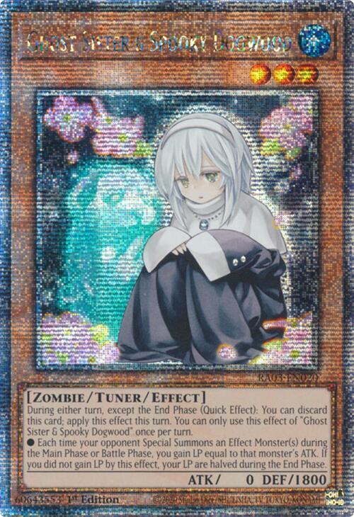 Ghost Sister & Spooky Dogwood (Quarter Century Secret Rare) RA03-EN020 card from Quarter Century Bonanza