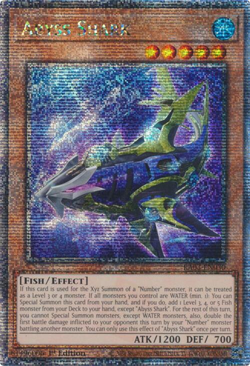 Abyss Shark (Quarter Century Secret Rare) RA03-EN030 card from Quarter Century Bonanza