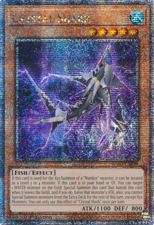 Crystal Shark (Quarter Century Secret Rare) RA03-EN031 card from Quarter Century Bonanza