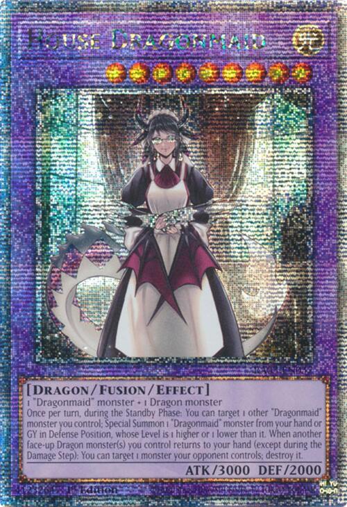 House Dragonmaid (Quarter Century Secret Rare) RA03-EN037 card from Quarter Century Bonanza
