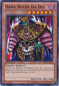Dark Ruler Ha Des BP01-EN122 card from Battle Pack: Epic Dawn