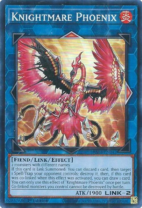 Knightmare Phoenix RA03-EN042 card from Quarter Century Bonanza