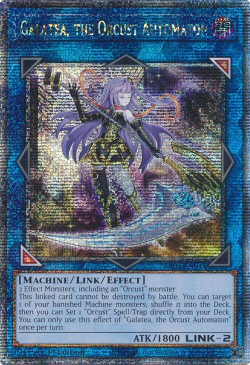 Galatea, the Orcust Automaton (Quarter Century Secret Rare) RA03-EN044 card from Quarter Century Bonanza