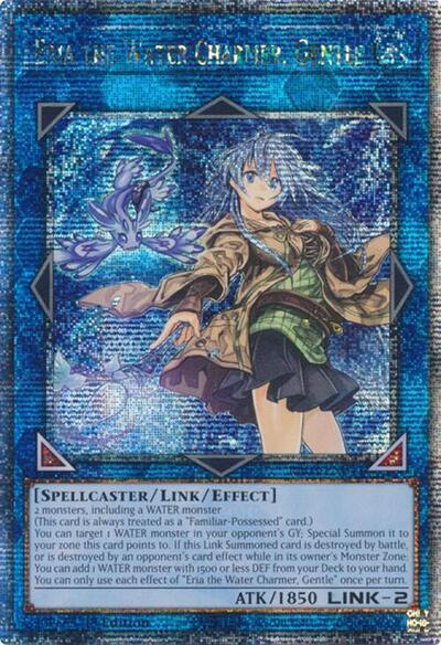 Eria the Water Charmer, Gentle (Quarter Century Secret Rare) RA03-EN047 card from Quarter Century Bonanza