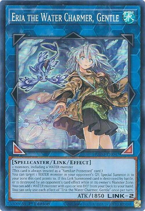 Eria the Water Charmer, Gentle RA03-EN047 card from Quarter Century Bonanza