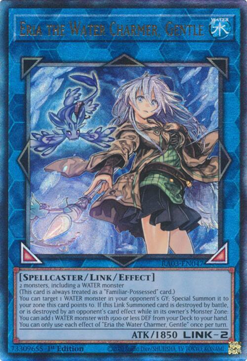 Eria the Water Charmer, Gentle (PUR) RA03-EN047 card from Quarter Century Bonanza