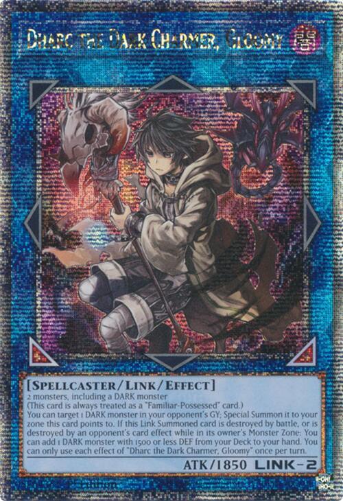 Dharc the Dark Charmer, Gloomy (Quarter Century Secret Rare) RA03-EN048 card from Quarter Century Bonanza
