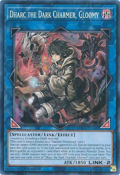 Dharc the Dark Charmer, Gloomy RA03-EN048 card from Quarter Century Bonanza